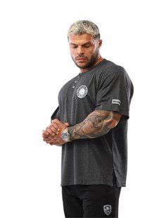 Big Sam, Футболка-Размахайка (Mens Oversize Gym T-shirt BS2823) Серый ( M )