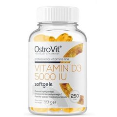 OstroVit, Вітамін Vitamin D3 5000 IU, 250 капсул, 250 капсул