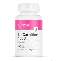 OstroVit, Карнітин L-Carnitine 1000, 90 таблеток, 90 таблеток