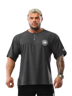Big Sam, Футболка-Размахайка (Mens Oversize Gym T-shirt BS2823) Серый ( L )