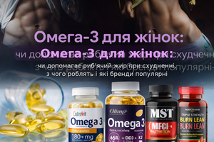Омега-3 для жінок: чи допомагає риб&rsquo;ячий жир при схудненні, з чого роблять і які бренди популярні