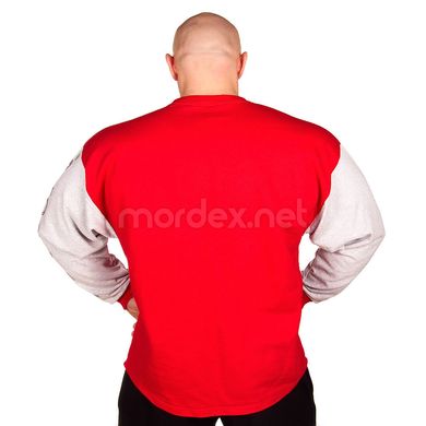 Mordex, Реглан спортивный мужской MD5036 А, Красный/Светло-серый