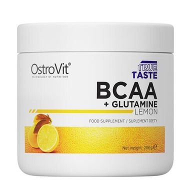 OstroVit, Бцаа BCAA + Glutamine 200 грам Lemon