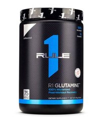 Rule One, Глютамин Glutamine, ( 375 грамм ) Unflavored
