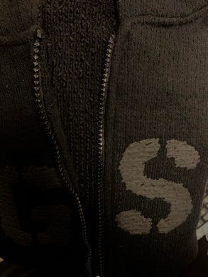 Big Sam, Кофта с капюшоном на замке Men's Winter Hooded Warm Jacket (BS3629), Черная ( XXXL )