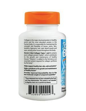 Doctor's Best, Коллаген Collagen Types 1 & 3 1000mg, 540 таблеток