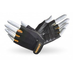 MadMax, Перчатки спортивные женские Rainbow MFG 251 Black/ NEON Orange ( XS )