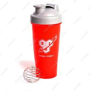 BSN Nutrition, Спортивный шейкер с венчиком Shake Bottle, 700 мл, Красный, 700 мл