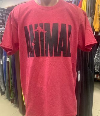 Universal Nutrition, Футболка (MD5593-14) для бодибилдинга Animal Iron Iconic, Red\Black ( L )