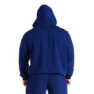 Mordex, Кофта с капюшоном на замке (MD3690-13) черный/синий ( XL )