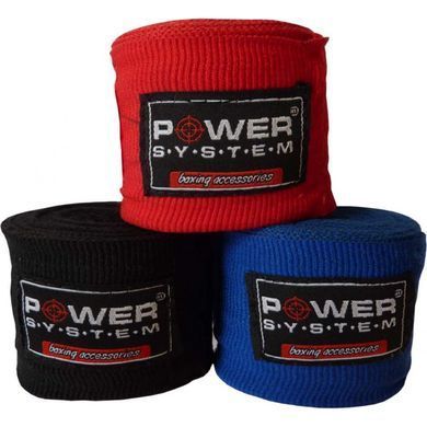 Power System Боксерські бинти PS-3404, чорні, 4,5 м
