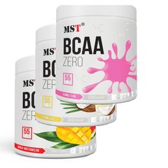 MST Sport Nutrition, БЦАА BCAA Zero, 330 грам , Зелене яблуко, 330 грам