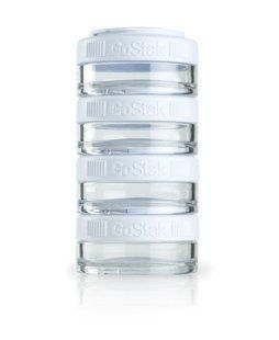 Blender Bottle, Контейнер GoStak 40cc 4 Pack, White