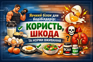 Яєчний білок для бодібілдерів