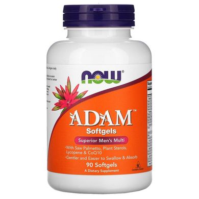 Now Foods, Витамины ADAM Softgels Superior Mens Multi, 90 капсул