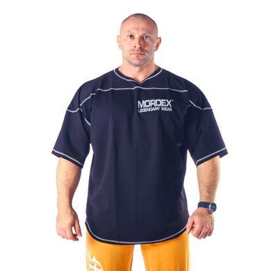 Mordex, Розмахайка-Футболка з вставкою Rag Top Bodybuilding (MD6318-3) Темно-Синя ( M )