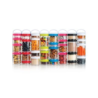 Blender Bottle, Контейнер GoStak 40cc 4 Pack, White