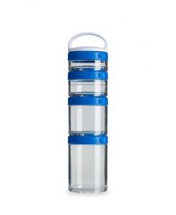 Blender Bottle, Контейнер GoStak Starter 4 Pack, Blue