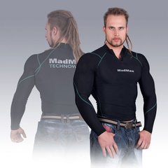MadMax, Реглан Compression Long Sleeve Top with Zip Green