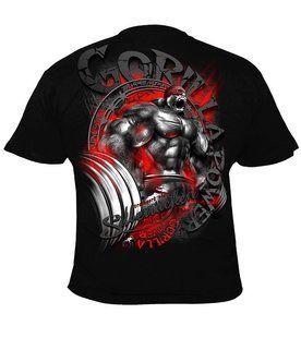 Silberrucken, Футболка SR164 Gorilla Power 5 Черная M
