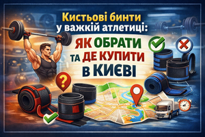 Кистьові бинти у важкій атлетиці: де купити в Києві