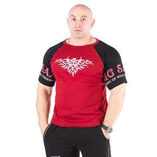 Big Sam, Футболка (Bodybuilding Mens BS2509) Красная ( L )