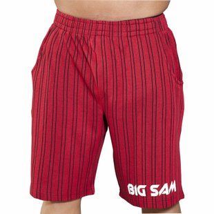 Big Sam, Шорты спортивные для бодибилдинга 1374 Красные-черные (XL)