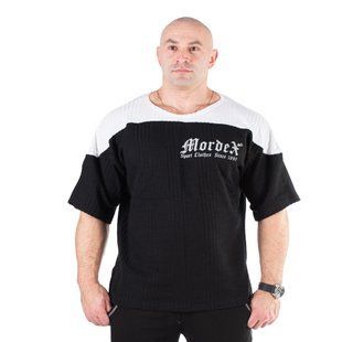 Mordex, Размахайка с кокеткой (MD3953-3) Черная\Белая ( M )