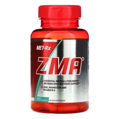 MET-Rx, Микроэлементы ZMA, 90 капсул