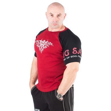 Big Sam, Футболка (Bodybuilding Mens BS2509) Красная ( L )