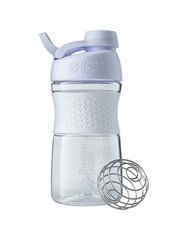 Blender Bottle, Спортивна пляшка-шейкер з віночком SportMixer Twist 20oz / 590ml White, Білий, 590 мл