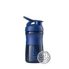Blender Bottle, Спортивный шейкер-бутылка SportMixer Navy, 590 мл, Темно-синий, 590 мл