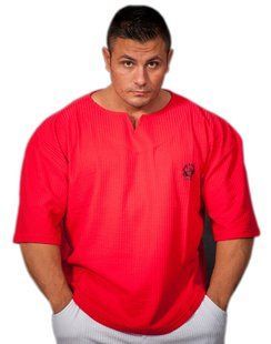 Big Sam, Футболка-Размахайка Red Training T-Shirt Rag-Top 3140 Красная S