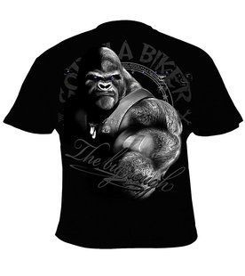 Silberrucken, Футболка GB47 Gorilla Biker All For One Черная M