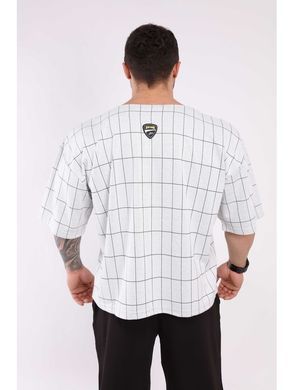 Big Sam, Размахайка-Футболка Mens Oversize Rag Top T-Shirt 3130 Сіра-Клітка S