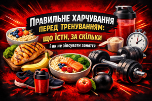 Правильне харчування перед тренуваннями