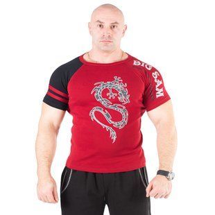 Big Sam, Футболка (Bodybuilding Mens BS2508) Красная ( M )
