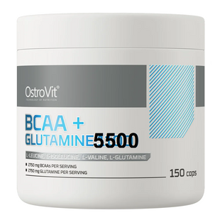 OstroVit BCAA + Glutamine 5500 mg, 150 капсул