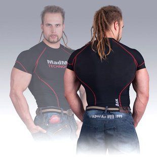 MadMax, Реглан Compression Short Sleeve Top Red