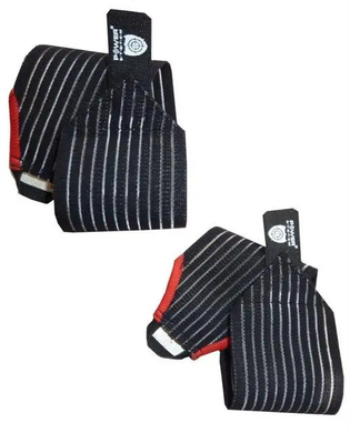 Кистьові бинти Power System PS-6000 Elastic Wrist Support Black/Red (пара)
