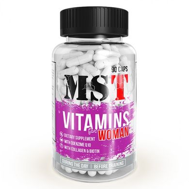 MST Sport Nutrition,Витамины Vitamins for Women, 90 капсул