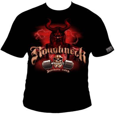 Silberr&uuml;cken Herren T-Shirt &bdquo;Roughneck Big in Hell&ldquo; (MR47) &ndash; Black (L)