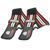 Кистевые бинты Power System Wrist Wraps PS-3500 черно-красные