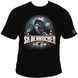 Silberr&uuml;cken Herren T-Shirt (SR190) &mdash; Black (L)