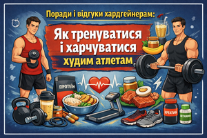 Хардгейнери: як тренуватися і харчуватися худим атлетам?