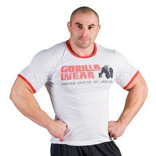 Gorilla Wear, Футболка для бодибилдинга, Светло-серая