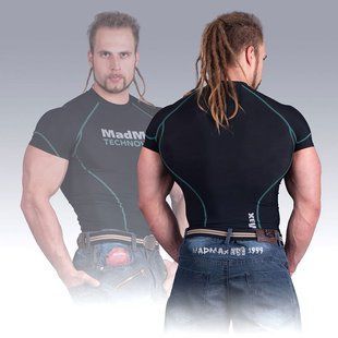 MadMax, Реглан Compression Short Sleeve Top Green