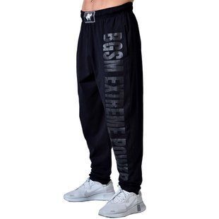 Big Sam, Штани спортивні легкі (Baggy Gym Pants BGSM 1271) Bodybuilding Чорні ( M )