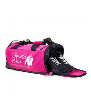 Gorilla Wear, Сумка спортивна Santa Rosa Gym Bag - Pink/Black, Рожево-чорний