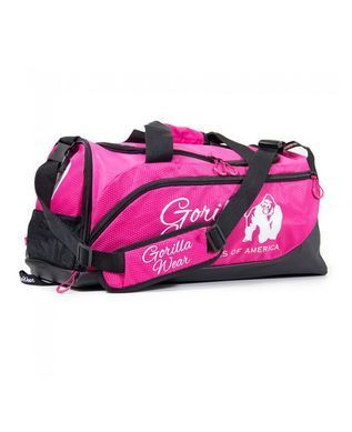 Gorilla Wear Santa Rosa Gym Bag &ndash; Pink/Black